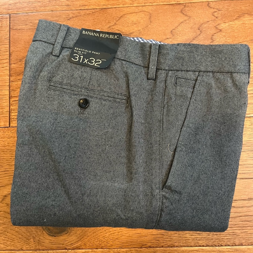Banana Republic Charcoal Trousers